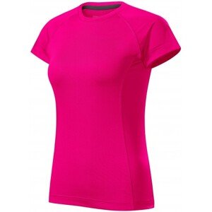 Dámske tričko na šport, neonová ružová, XL