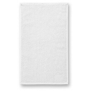 Malý bavlnený uterák, biela, 30x50cm
