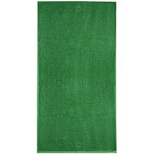 Malý bavlnený uterák, trávová zelená, 30x50cm