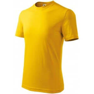 Detské tričko klasické, žltá, 158cm / 12rokov