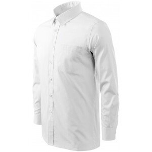 Pánska košeľa s dlhým rukávom, biela, 2XL
