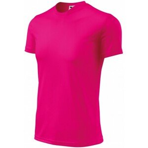 Športové tričko detské, neonová ružová, 122cm / 6rokov