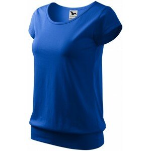 Dámske trendové tričko, kráľovská modrá, XL
