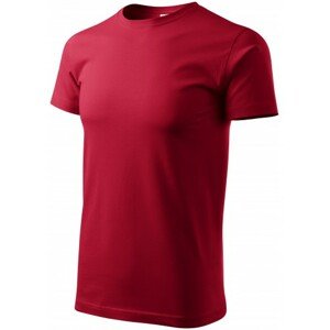 Pánske tričko jednoduché, marlboro červená, 4XL