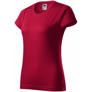 Dámske tričko jednoduché, marlboro červená, XL