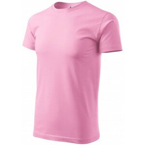 Pánske tričko jednoduché, ružová, S