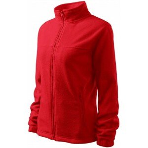 Dámska bunda fleecová, červená, XL