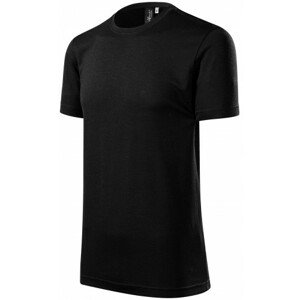 Pánske tričko z Merino vlny, čierna, XL