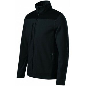 Hrejivá unisex fleecová bunda, čierna, XL
