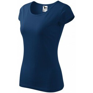 Dámske tričko s veľmi krátkym rukávom, polnočná modrá, XL