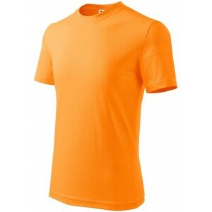 Detské tričko jednoduché, mandarínková oranžová, 158cm / 12rokov