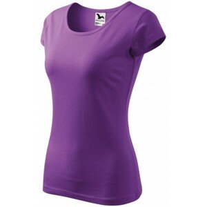 Dámske tričko s veľmi krátkym rukávom, fialová, XL