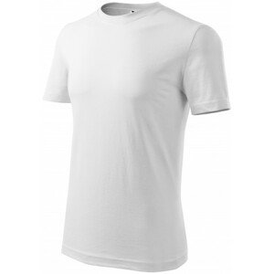 Pánske tričko klasické, biela, L