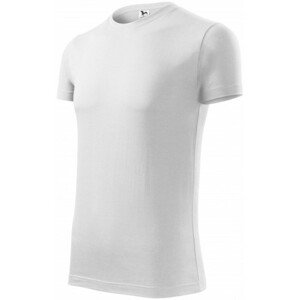 Pánske módne tričko, biela, 3XL