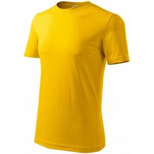 Pánske tričko klasické, žltá, M