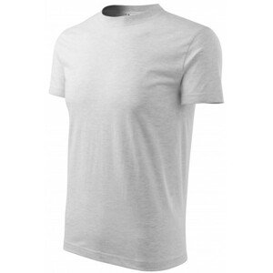 Tričko hrubé, svetlosivý melír, XL