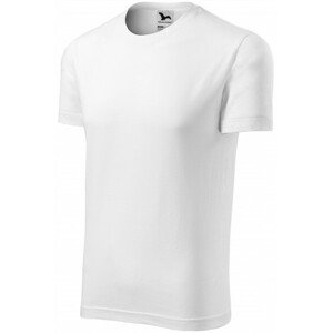 Tričko s krátkym rukávom, biela, 4XL