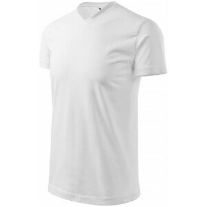 Tričko s krátkym rukávom, hrubšie, biela, XL