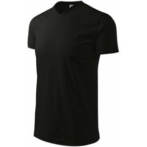 Tričko s krátkym rukávom, hrubšie, čierna, XL
