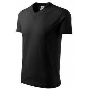 Tričko s krátkym rukávom, stredne hrubé, čierna, XL