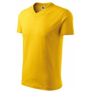 Tričko s krátkym rukávom, stredne hrubé, žltá, XL