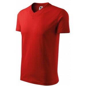 Tričko s krátkym rukávom, stredne hrubé, červená, L