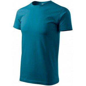 Pánske tričko jednoduché, petrol blue, XL