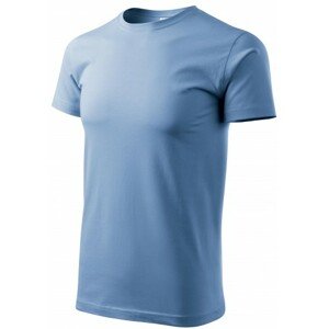 Pánske tričko jednoduché, nebeská modrá, XS