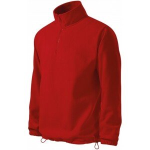 Pánska bunda fleecová, červená, 3XL