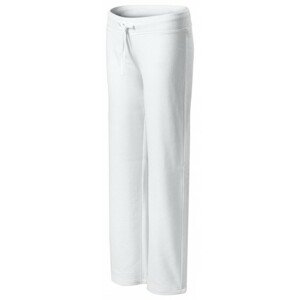 Pohodlné dámske tepláky, biela, XL