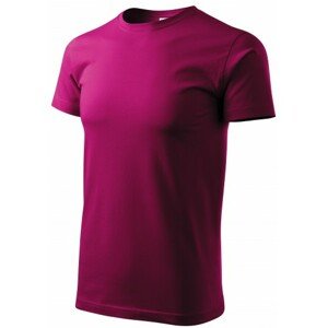Pánske tričko jednoduché, fuchsia red, XL