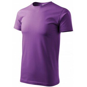 Pánske tričko jednoduché, fialová, 2XL