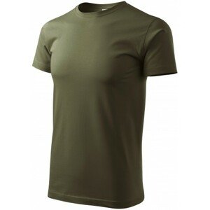 Pánske tričko jednoduché, military, S