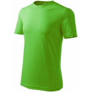 Pánske tričko klasické, jablkovo zelená, XL