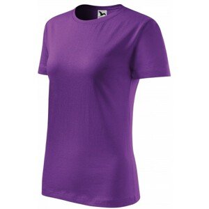 Dámske tričko klasické, fialová, XL