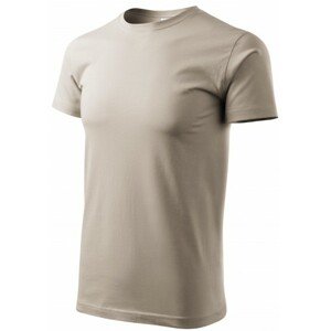 Pánske tričko jednoduché, ľadovo sivá, 4XL