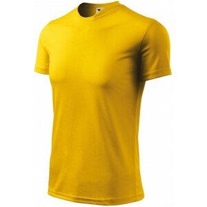 Športové tričko detské, žltá, 122cm / 6rokov