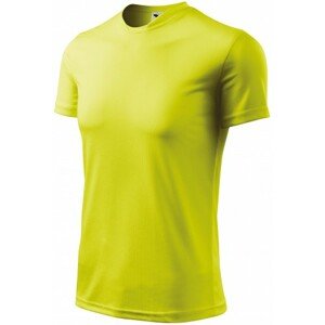 Športové tričko detské, neónová žltá, 134cm / 8rokov