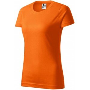 Dámske tričko jednoduché, oranžová, L