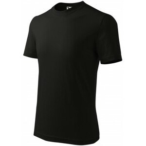 Detské tričko jednoduché, čierna, 158cm / 12rokov