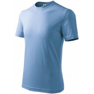 Detské tričko jednoduché, nebeská modrá, 158cm / 12rokov