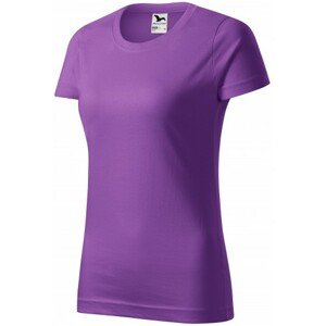 Dámske tričko jednoduché, fialová, XS