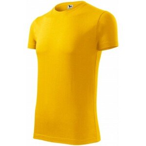 Pánske módne tričko, žltá, L