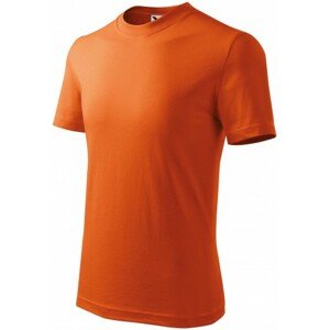 Detské tričko jednoduché, oranžová, 110cm / 4roky