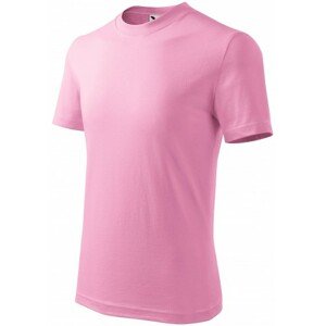 Detské tričko jednoduché, ružová, 122cm / 6rokov