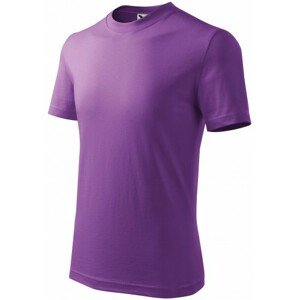 Detské tričko jednoduché, fialová, 110cm / 4roky