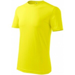 Pánske tričko klasické, citrónová, 3XL