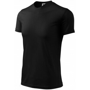 Športové tričko detské, čierna, 122cm / 6rokov