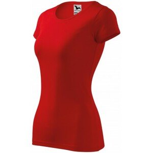 Dámske tričko zúžené, červená, XL