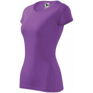 Dámske tričko zúžené, fialová, XL